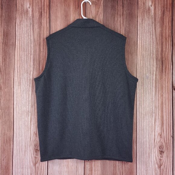 Peter Millar RiverCrest Golf Club Mens Size Large Crown Sweater Fleece Vest Gray - Picture 2 of 15